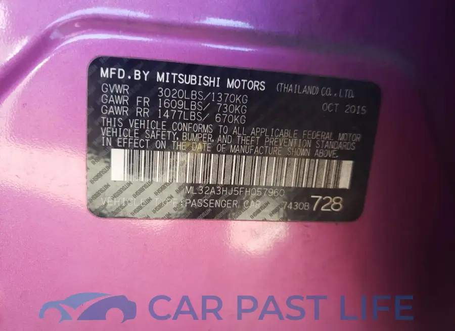 ML32A3HJ5FH057960# 12