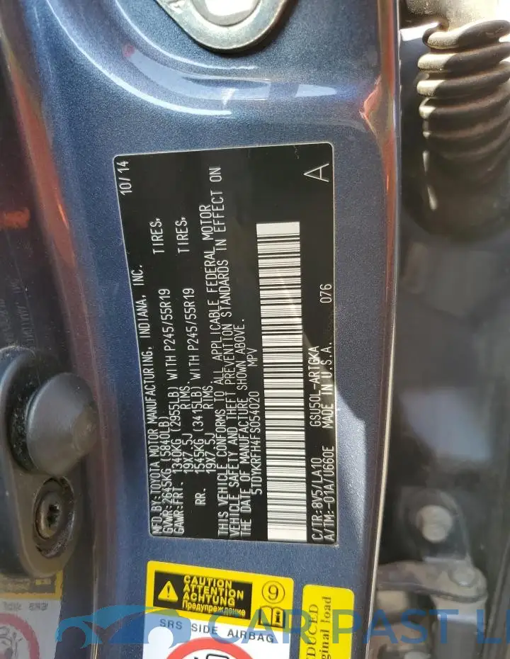 5TDYKRFH4FS054020# 13