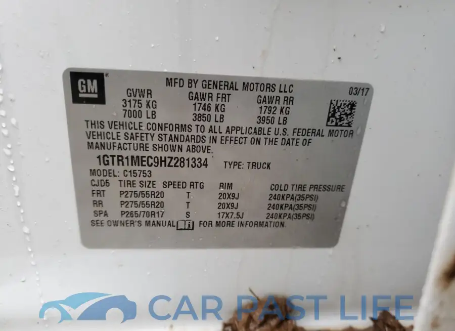 1GTR1MEC9HZ281334# 13
