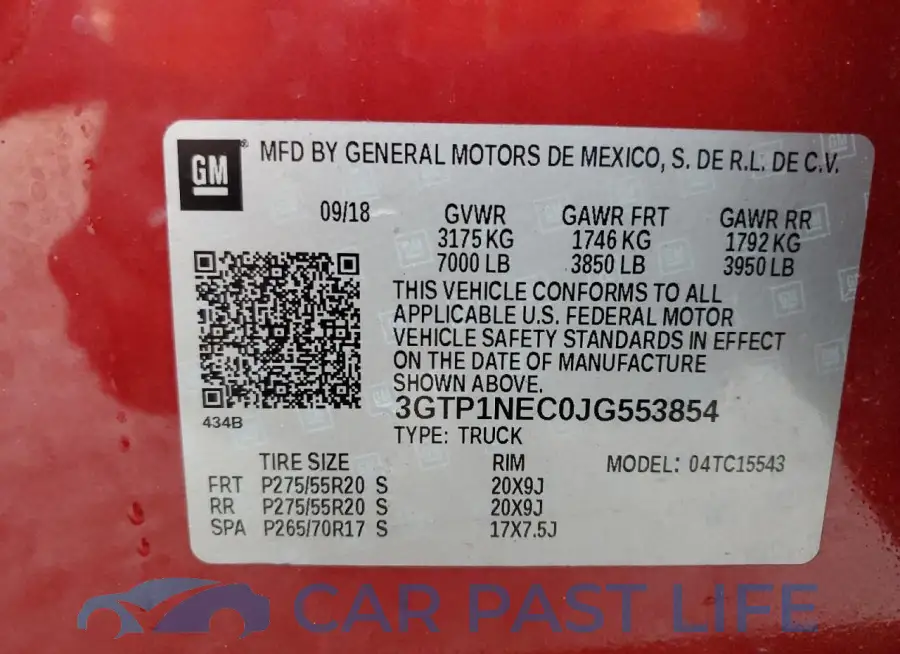 3GTP1NEC0JG553854# 12