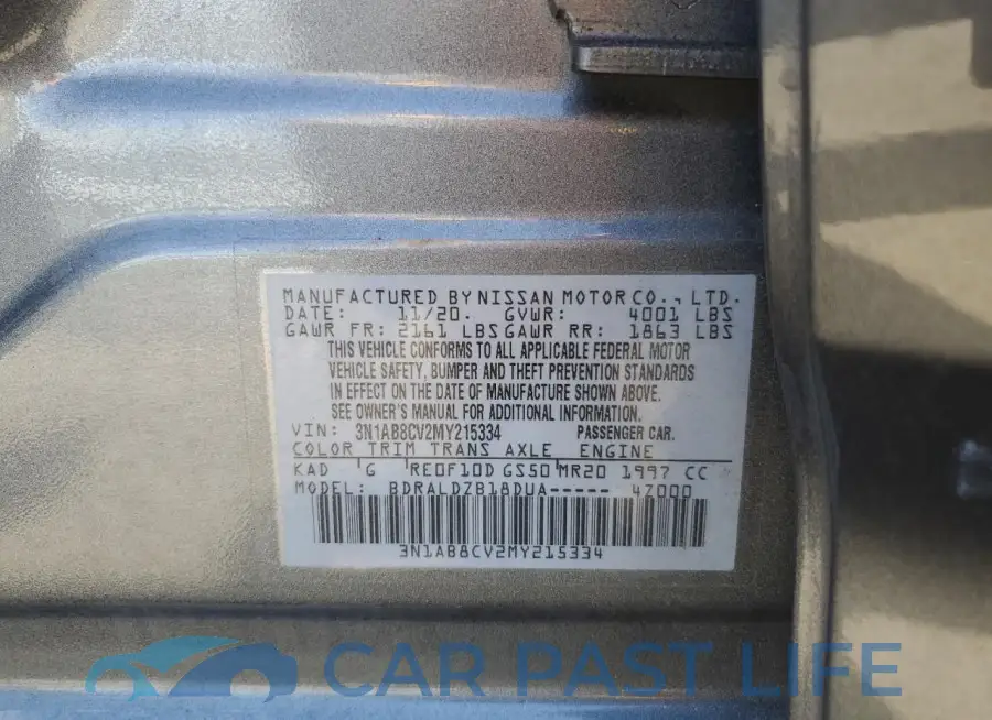 3N1AB8CV2MY215334# 12