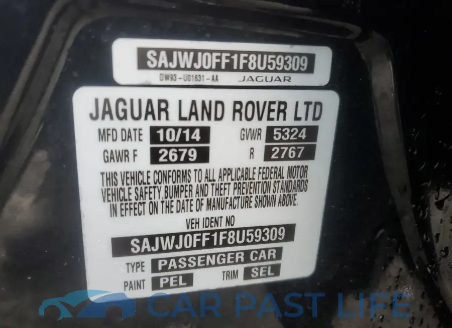 SAJWJ0FF1F8U59309# 12