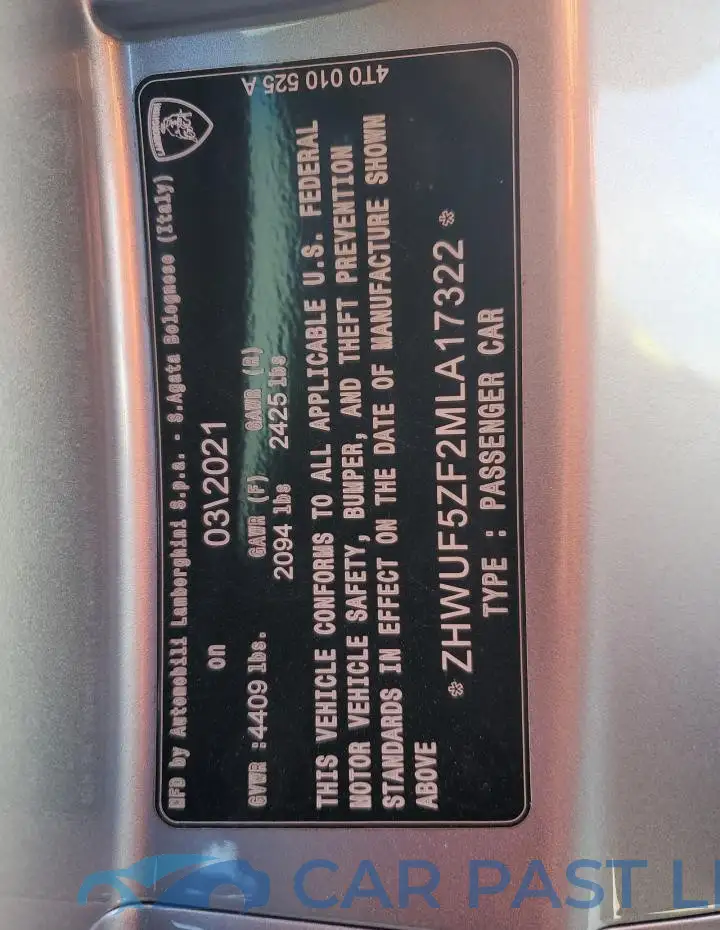ZHWUF5ZF2MLA17322# 13