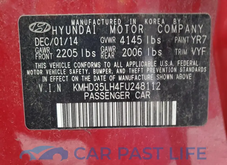 KMHD35LH4FU248112# 12