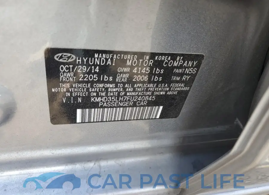 KMHD35LH7FU240845# 12