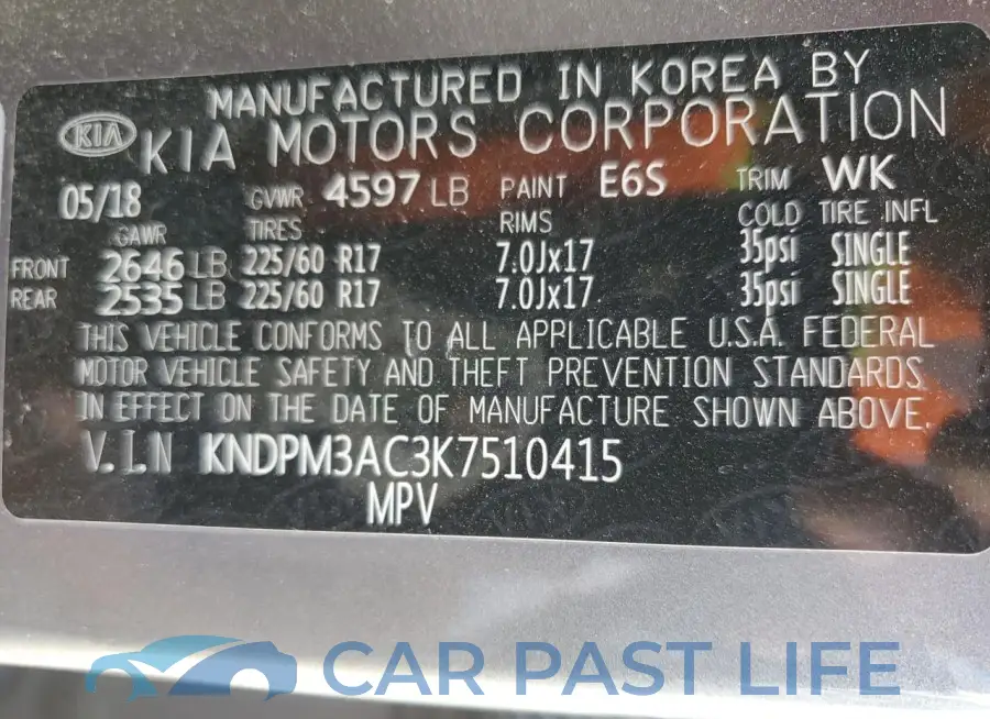 KNDPM3AC3K7510415# 12