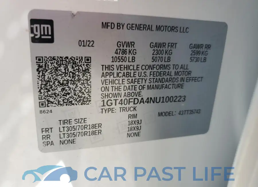 1GT40FDA4NU100223# 12