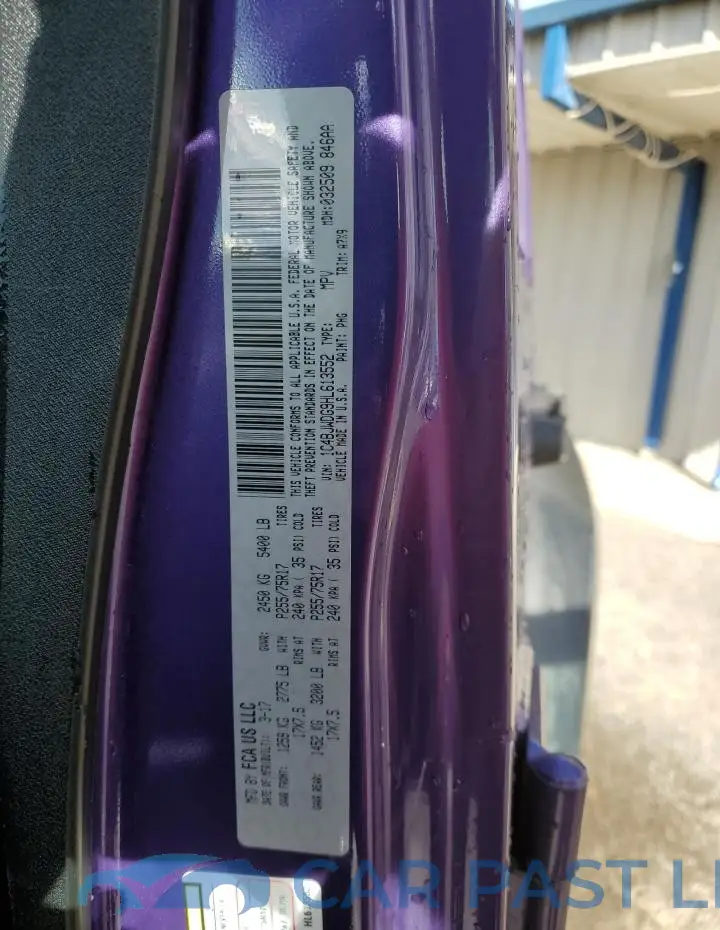 1C4BJWDG9HL613552# 12