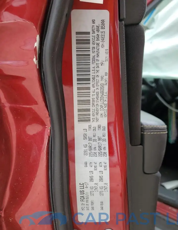 1C4PJLCB3HW663503# 14