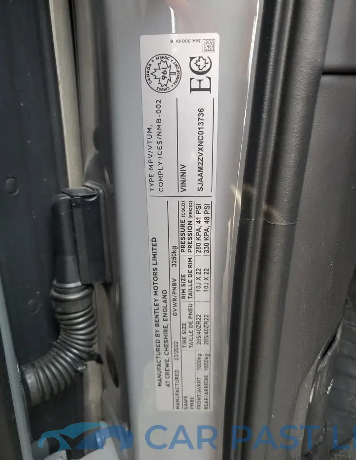 SJAAM2ZVXNC013736# 12