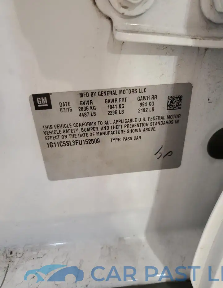 1G11C5SL3FU152509# 12