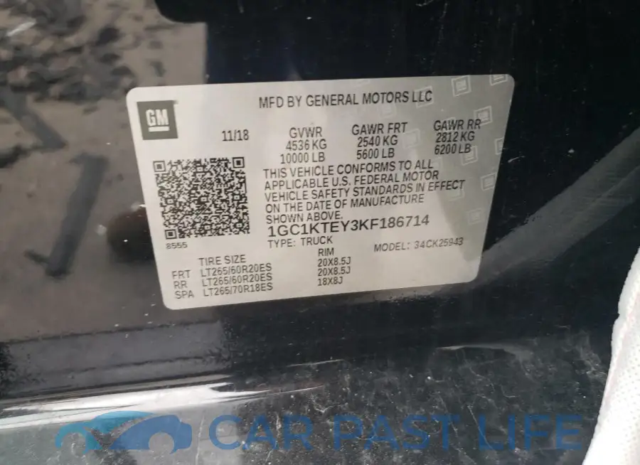 1GC1KTEY3KF186714# 12