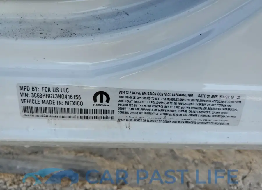3C63RRGL3NG416156# 13