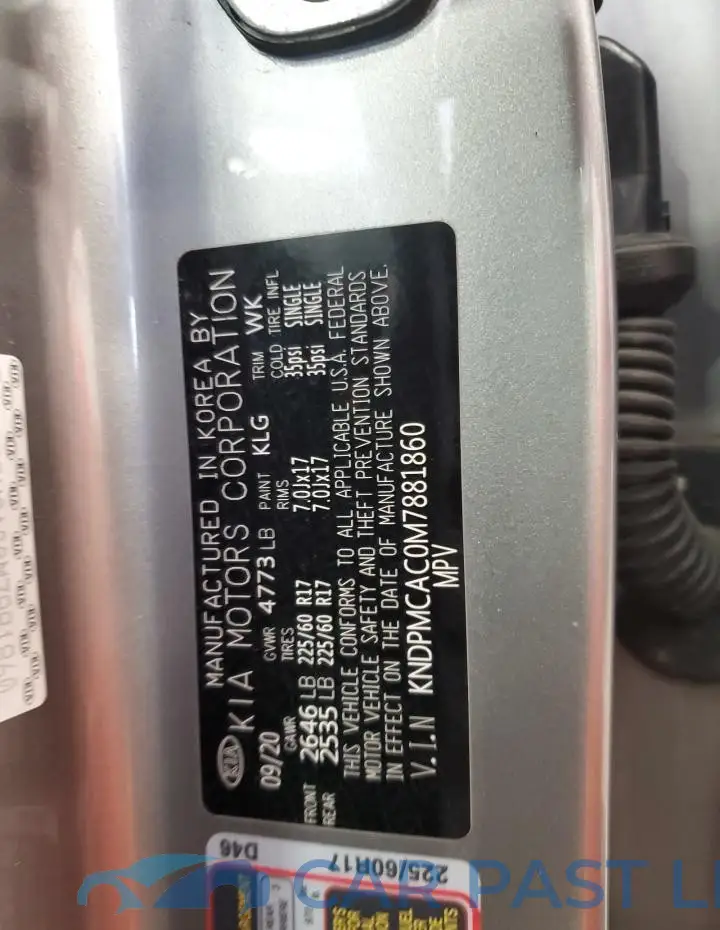KNDPMCAC0M7881860# 13