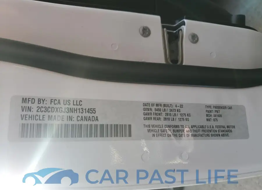 2C3CDXGJ3NH131455# 12