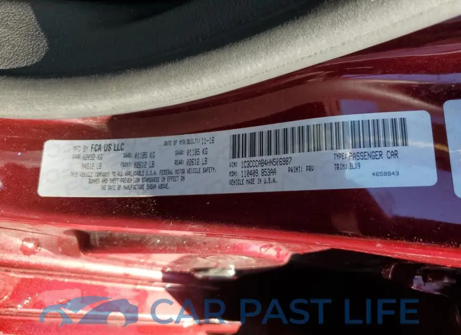 1C3CCCAB4HN506987# 13