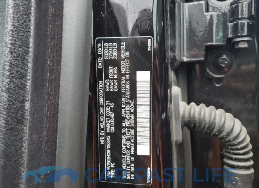 YV1902MC8F1183913# 12