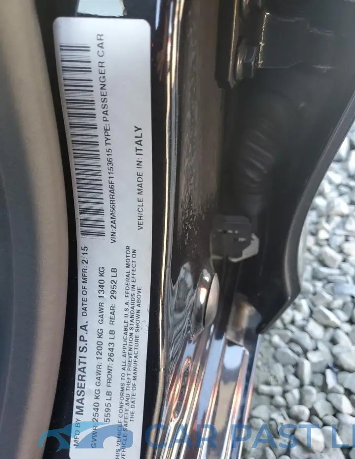 ZAM56RRA6F1153615# 12