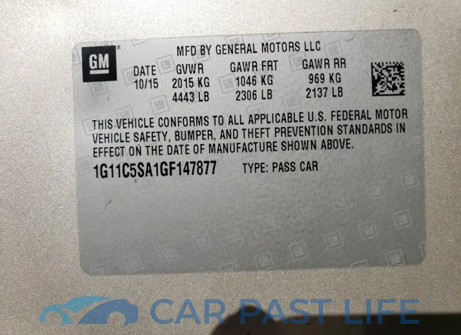 1G11C5SA1GF147877# 12