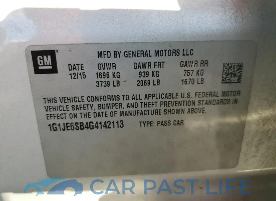 1G1JE6SB4G4142113# 13