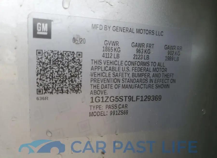 1G1ZG5ST9LF129369# 13