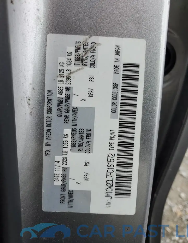 JM1CW2CL7F0181572# 12