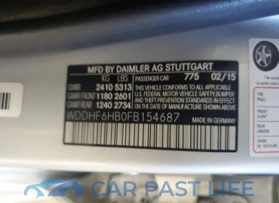 WDDHF6HB0FB154687# 12