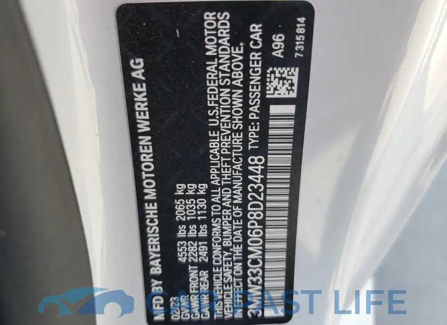 3MW33CM06P8D23448# 12