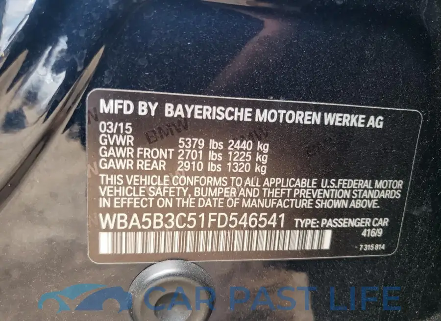 WBA5B3C51FD546541# 12