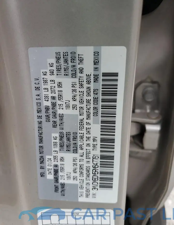 3MVDMBDM5RM647761# 13
