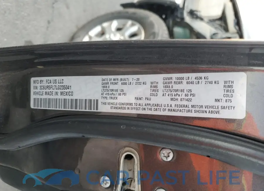 3C6UR5FL7LG235041# 13