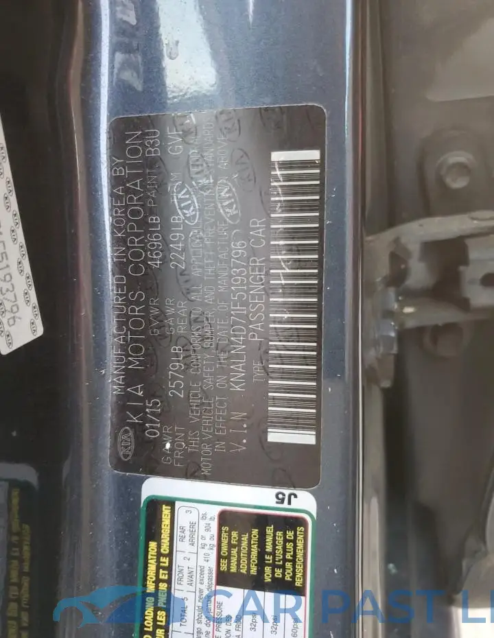 KNALN4D71F5193796# 12