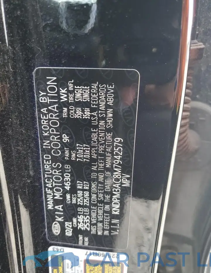 KNDPM3AC8M7942579# 14