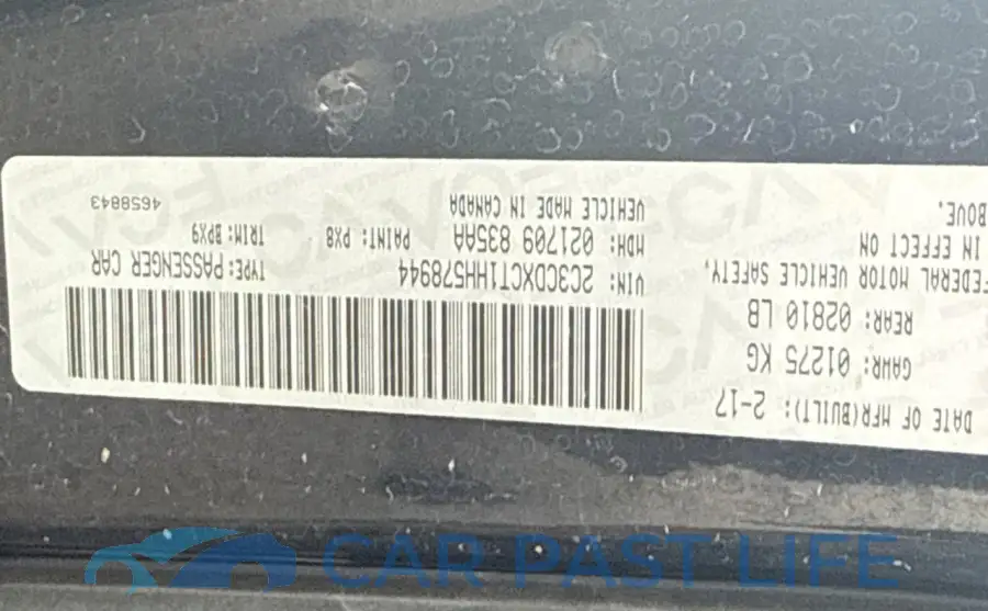 2C3CDXCT1HH578944# 10