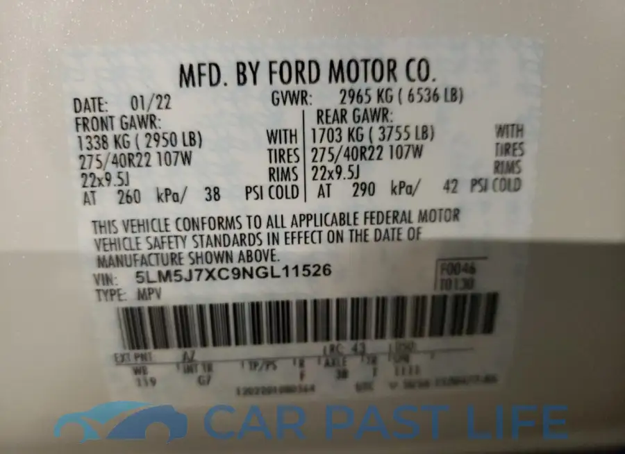5LM5J7XC9NGL11526# 14
