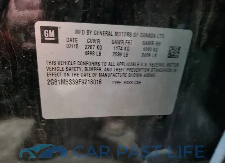 2G61M5S39F9218016# 13