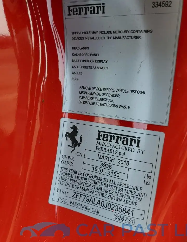 ZFF79ALA0J0235841# 12