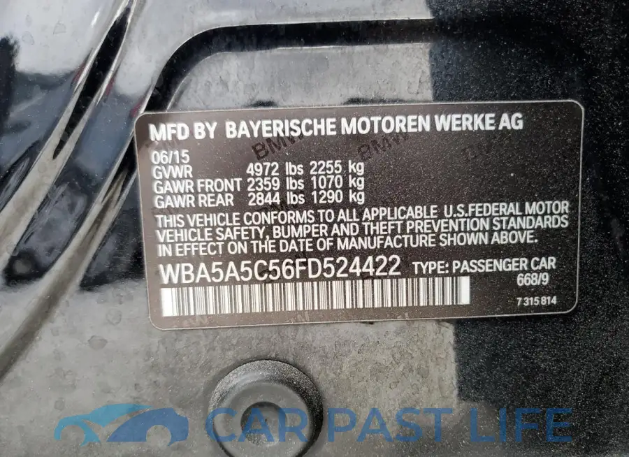 WBA5A5C56FD524422# 12