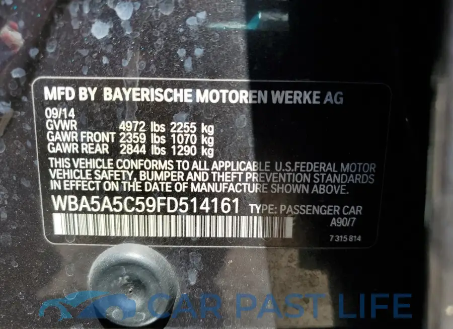 WBA5A5C59FD514161# 13