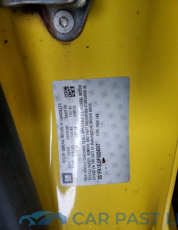 2G1FK1EJ9F9204587# 12