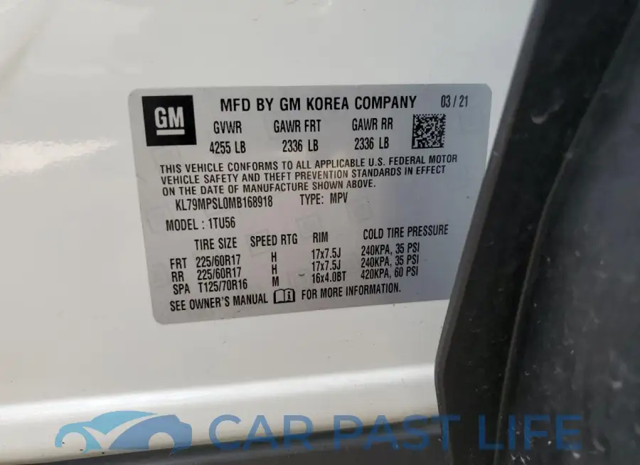 KL79MPSL0MB168918# 14