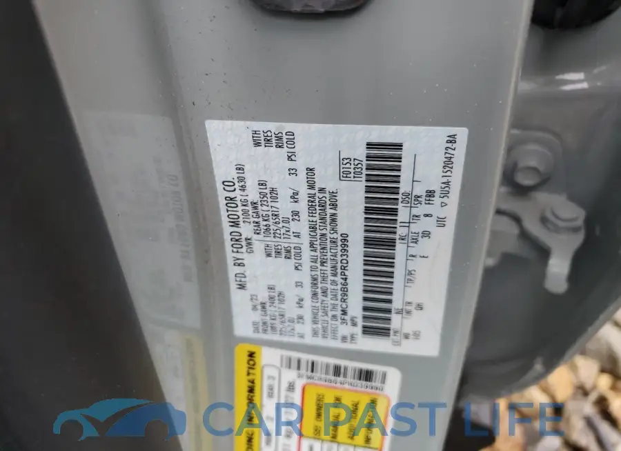 3FMCR9B64PRD39990# 13