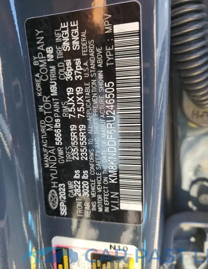KM8KNDDF6RU246505# 13