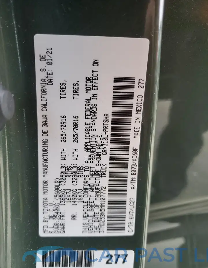 3TMDZ5BN5MM107772# 13