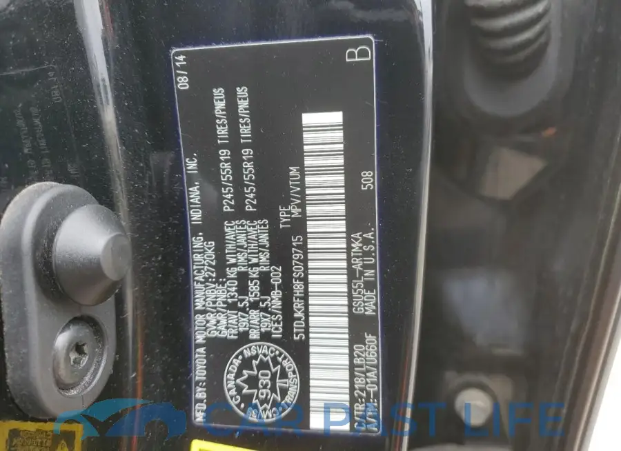 5TDJKRFH8FS079715# 13