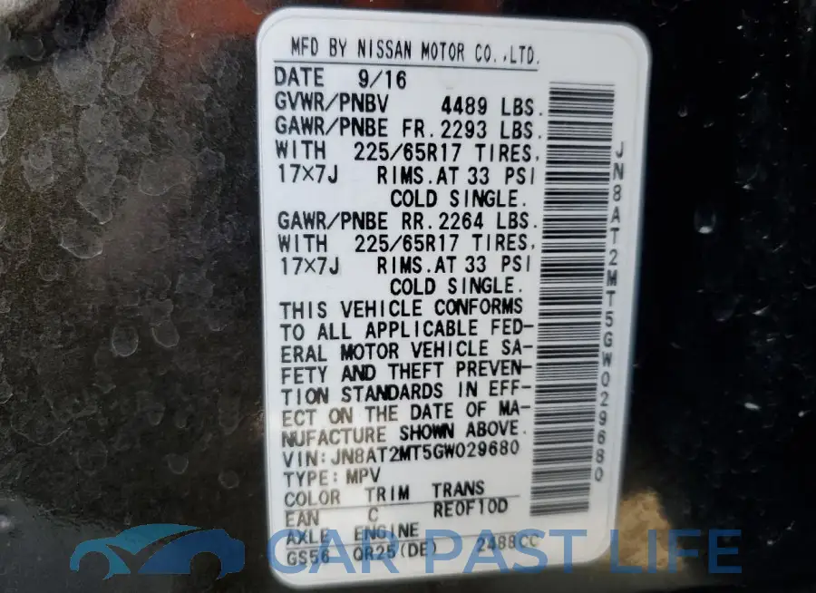 JN8AT2MT5GW029680# 13