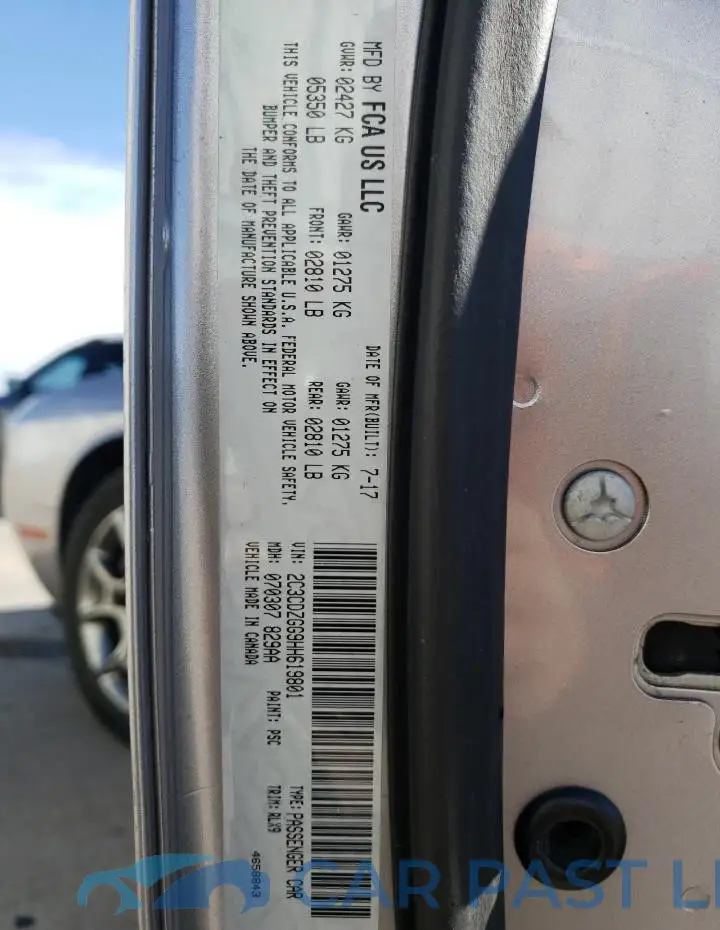 2C3CDZGG9HH619801# 12