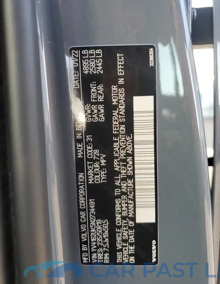 YV4162UK5N2734491# 14