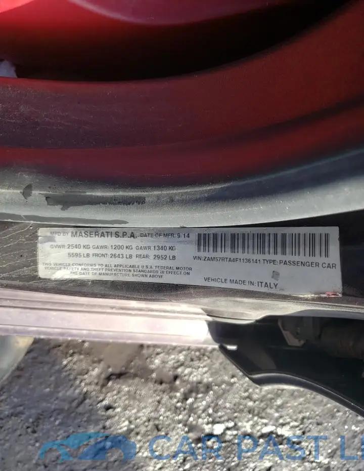 ZAM57RTA4F1136141# 12
