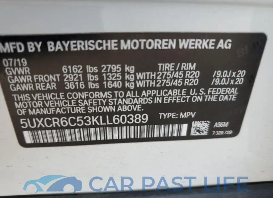 5UXCR6C53KLL60389# 13